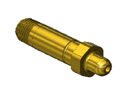 Western #13-3 - Threaded Inlet Nipple, 326, 1/4NPTM, 2.5"LNG