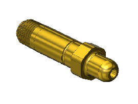 Western #14-3 - Threaded Inlet Nipple, 346, 1/4NPTM, 2.5"LNG