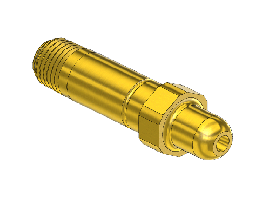 Western #14-3SF - Threaded Inlet Nipple for Installed Filter, 346, 1/4NPTM, 2.5"LNG.