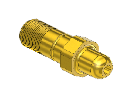 Nipple,346,9/16-25UNS, 2.125"LNG.