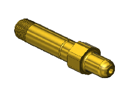 Western #347-3 - Threaded Inlet Nipple, 347, 1/4NPTM, 3"LNG