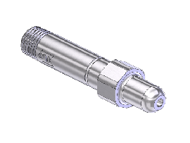 Check Valve Nipple, 347, 1/4NPTM, 3.0"LNG