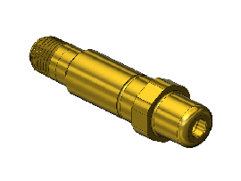 Nipple, 577, 1/4NPTM, 3"LNG