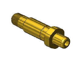 Nipple, 701, 1/4NPTM, 3"LNG