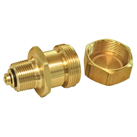 Liquid Withdrawal Tank Valve, 3/4" MNPT W/Cap - Brass - PVE5136