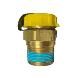 Double Check Fill Valve 1-3/4" M. Acme x 1-1/4" MNPT W/Cap & Lanyard - AFV10
