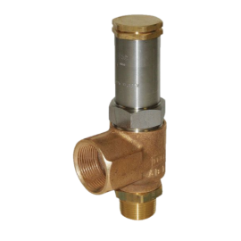 Pressure Relief Valve, Angle, ASME 1-1/2" x 2" 