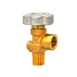 Sherwood Brass Diaphragm Packless CGA 580 outlet; 3/4" NGT inlet, manifold valve