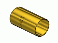 Hose Ferrule .500" ID, 1" long Fitting