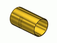 Hose Ferrule .525" ID, 1" long Fitting