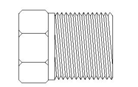 Plug, 3/4" NPT, 3000 PSIG