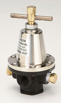 Regulator, Aluminum Pressure, 50 - 125 PSIG, With Gauge, 1/4" NPT