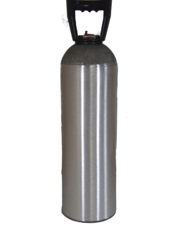 Industrial Gas Cylinder no valve inserted - 60 cu ft