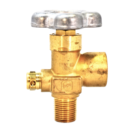 CGA 580 Valve ; 1/2 NGT; CG1 PRD - GV58041-28