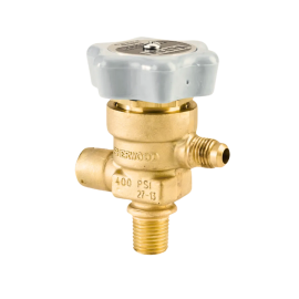 1/4" SAE flare outlet; 3/8" inlet; 400 PSI STDP