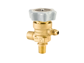 1/4" SAE flare outlet; 3/8" inlet; 600 PSI STDP, w/ outlet cap