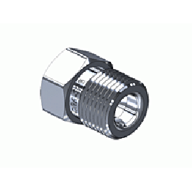Outlet Adaptor - CGA326, Nitrous Oxide, Chrome Plated Brass