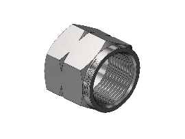 Western #SS-60-2 - Hex Nut, 677, 1.035-14NGO LH-INT