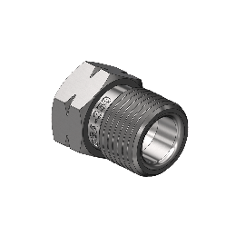 Outlet Adaptor - CGA350, Hydrogen, Methane, Natural Gas, Stainless Steel