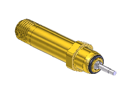 Nipple Residual Pressure Valve, 540, W/O-RING, SS PIN