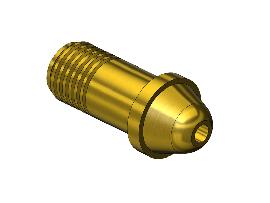 Western #C-87 - Nipple,C-SIZE,9/16-18 LH-EXT,1.937"L