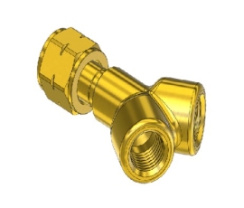 Y CONNECTOR - NO VALVE