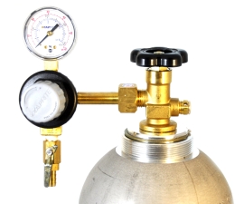 Taprite Commercial Grade Single Gauge Co2 Draft Beer Kegerator Regulator