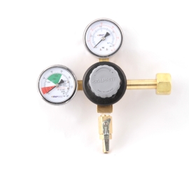 Taprite Primary CO2 Keg Brass Beer Double Gauge Regulator
